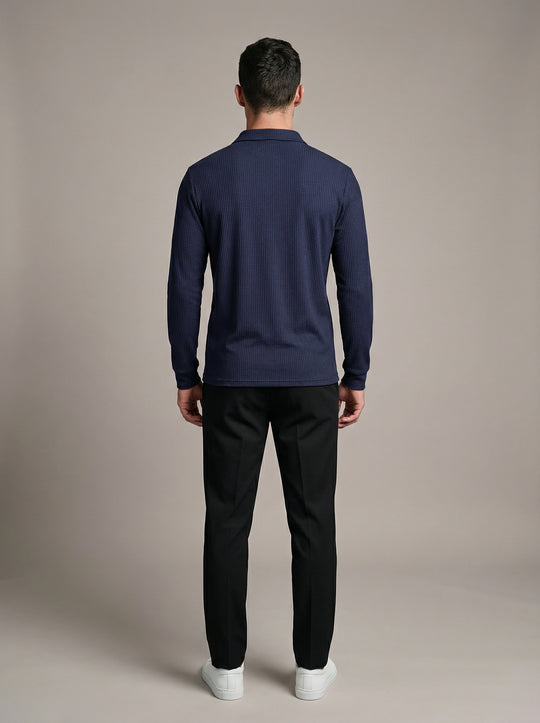 Regular Ribbed Polo