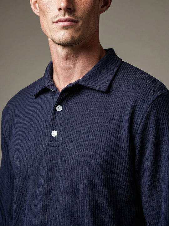 Regular Ribbed Polo