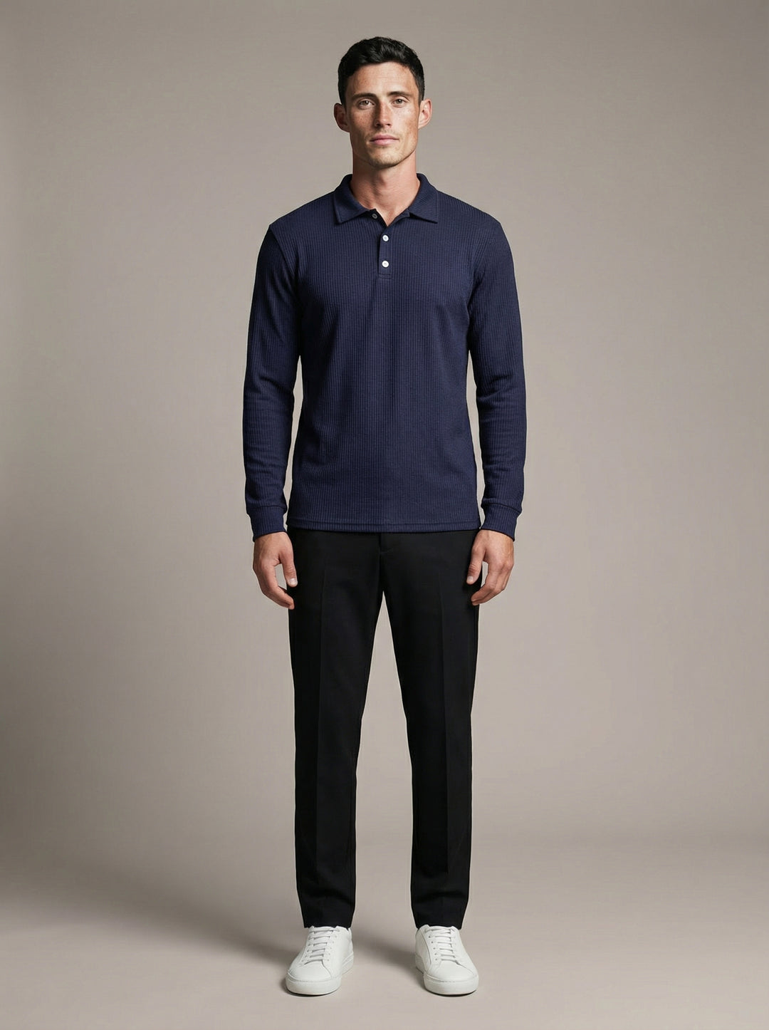 Regular Ribbed Polo