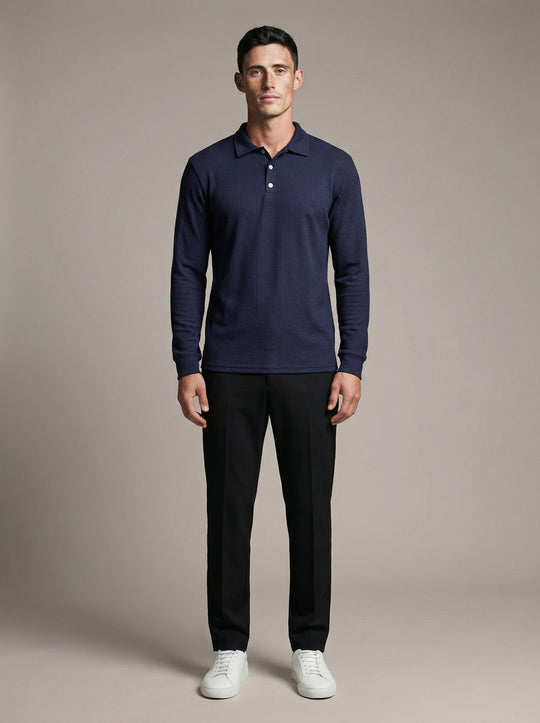 Regular Ribbed Polo