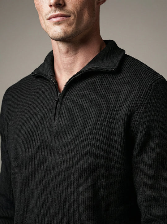Regular Quarter Zip Knit