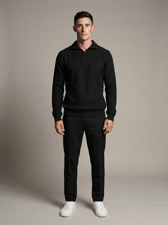 Regular Quarter Zip Knit