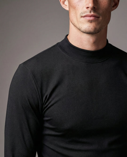 Slim Mock Neck Top