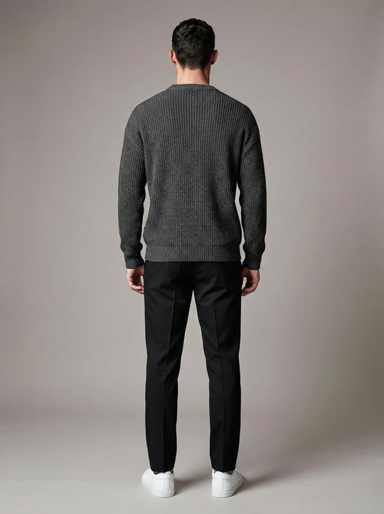 Regular Ribbed Sweater