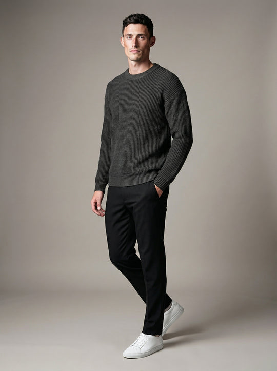 Regular Ribbed Sweater