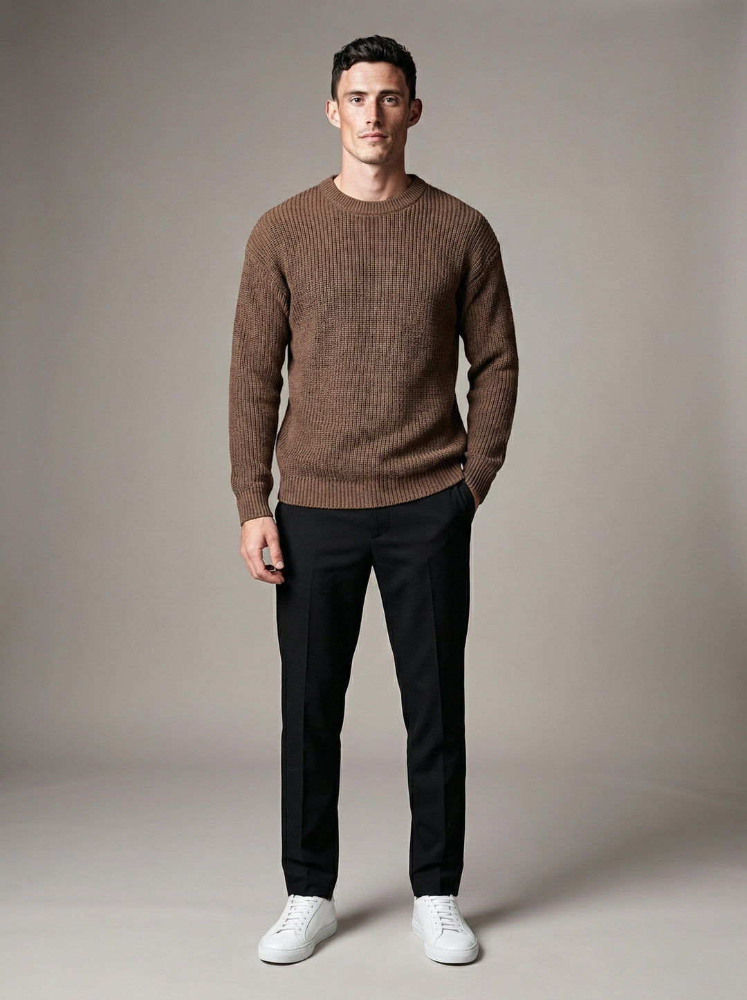 Regular Ribbed Sweater