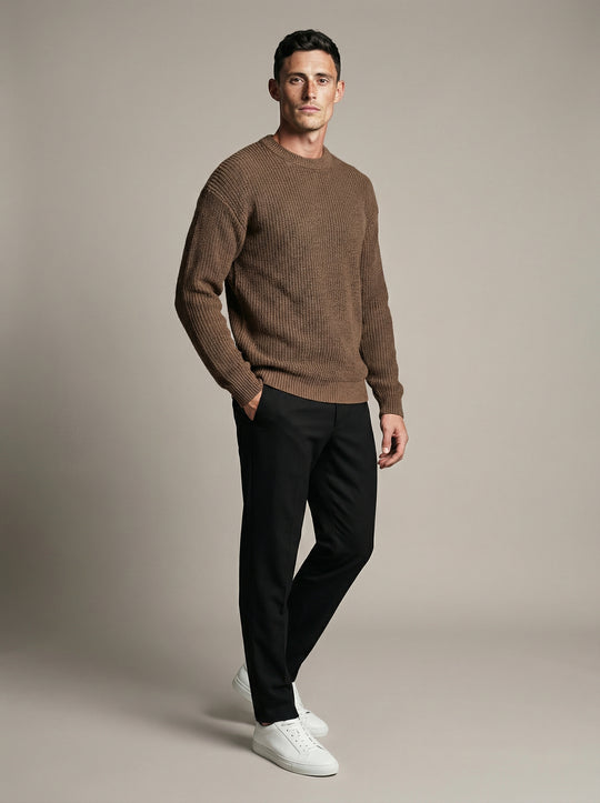 Regular Ribbed Sweater