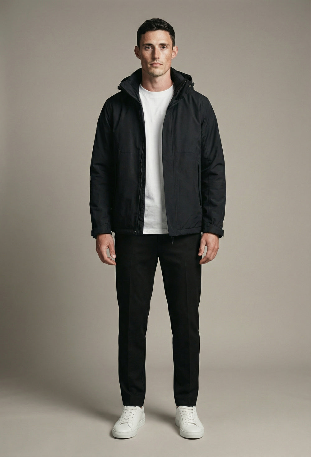 Technical Hooded Jacket