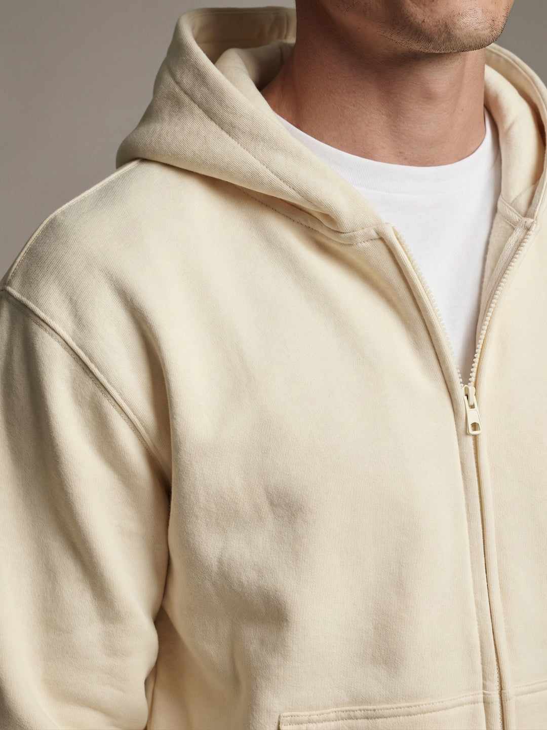 Relaxed Zip Hoodie