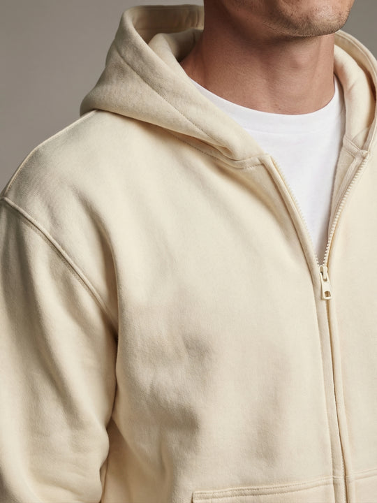 Relaxed Zip Hoodie
