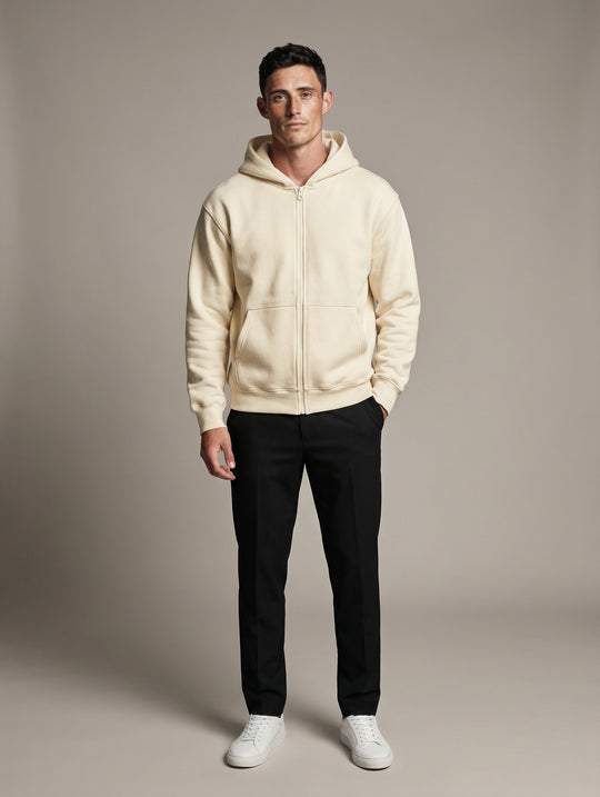 Relaxed Zip Hoodie