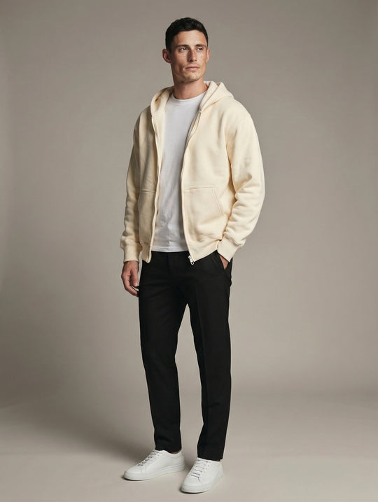 Relaxed Zip Hoodie