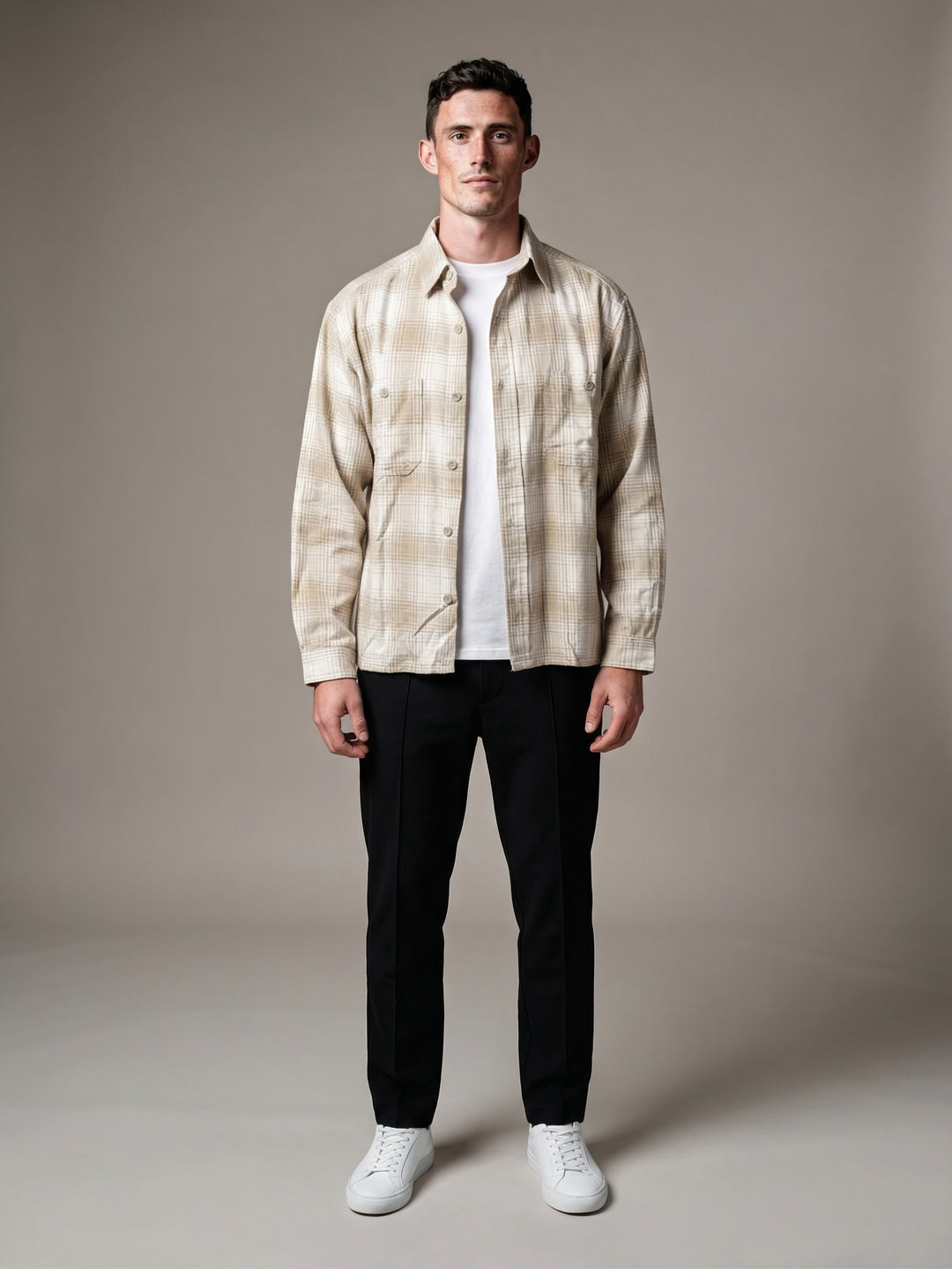 Relaxed Check Overshirt