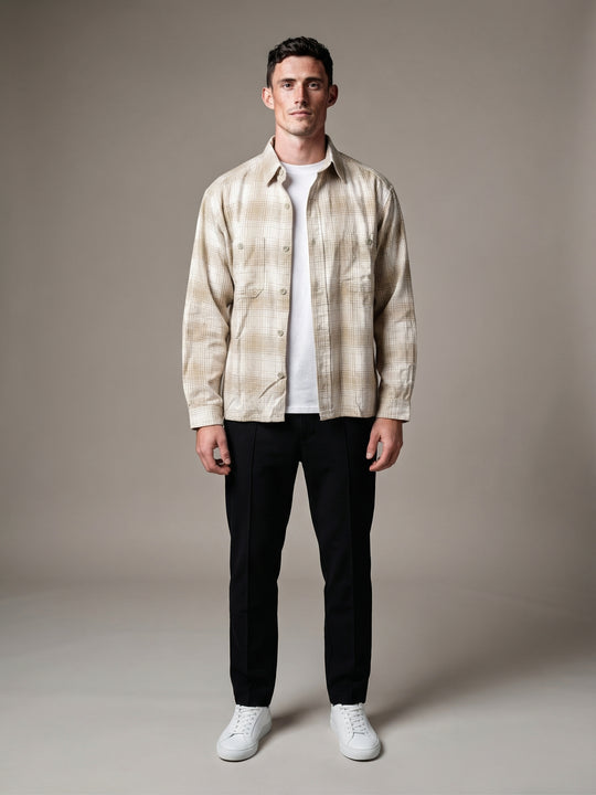 Relaxed Check Overshirt