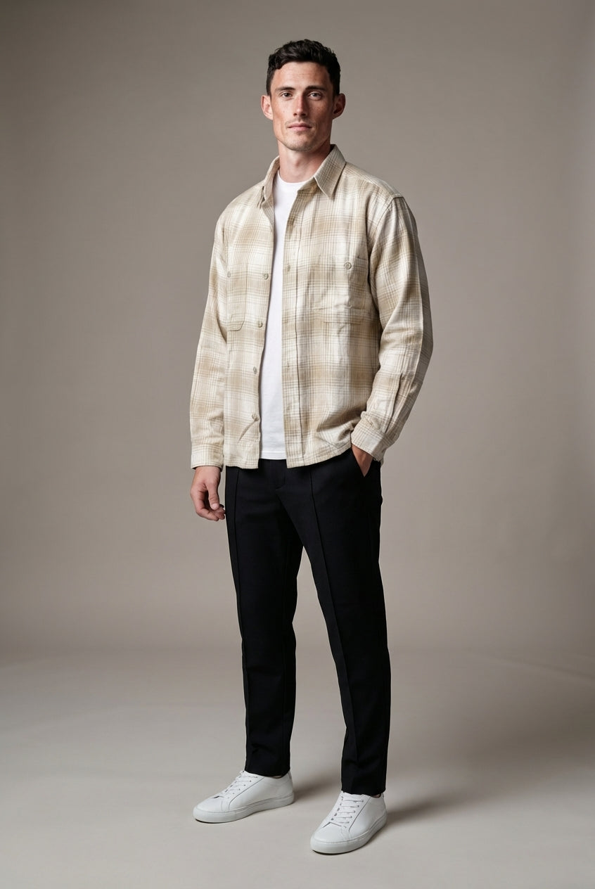 Relaxed Check Overshirt